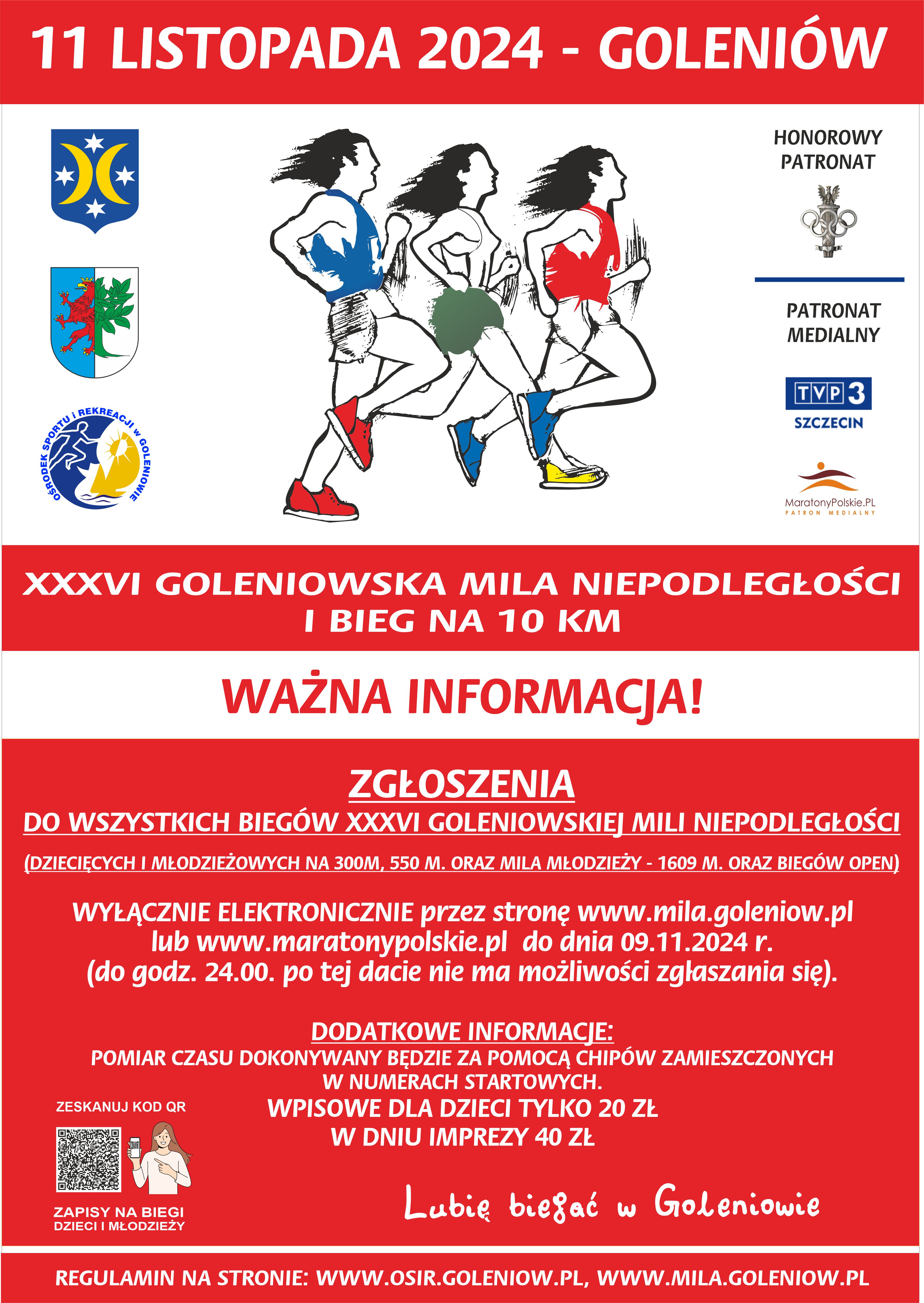 Goleniowska Mila Niepodległości 2024 - Dołącz do nas!