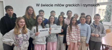 W świecie mitów greckich i rzymskich - konkurs mitologiczny na etapie szkolnym rozstrzygni