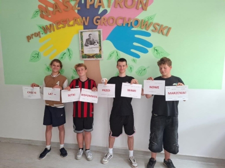Chemiczne pożegnanie klas ósmych