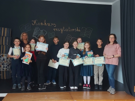 Szkolne eliminacje klas 1–3 do Małego Konkursu Recytatorskiego
