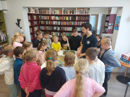 Spotkanie z historią w Bibliotece Publicznej w Kliniskach Wielkich