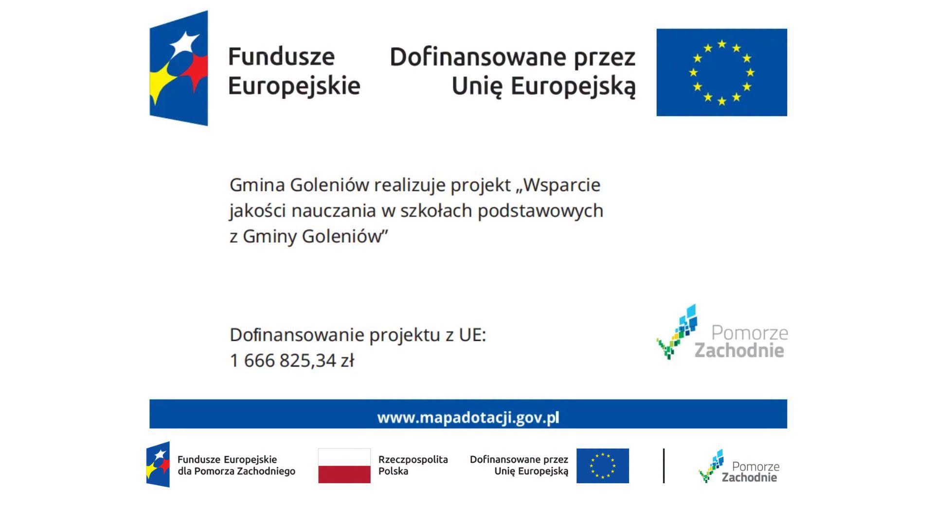 Wsparcie jakości nauczania w szkołach podstawowych z Gminy Goleniów